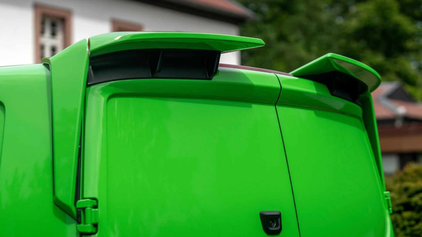 ford transit custom msrt green front left