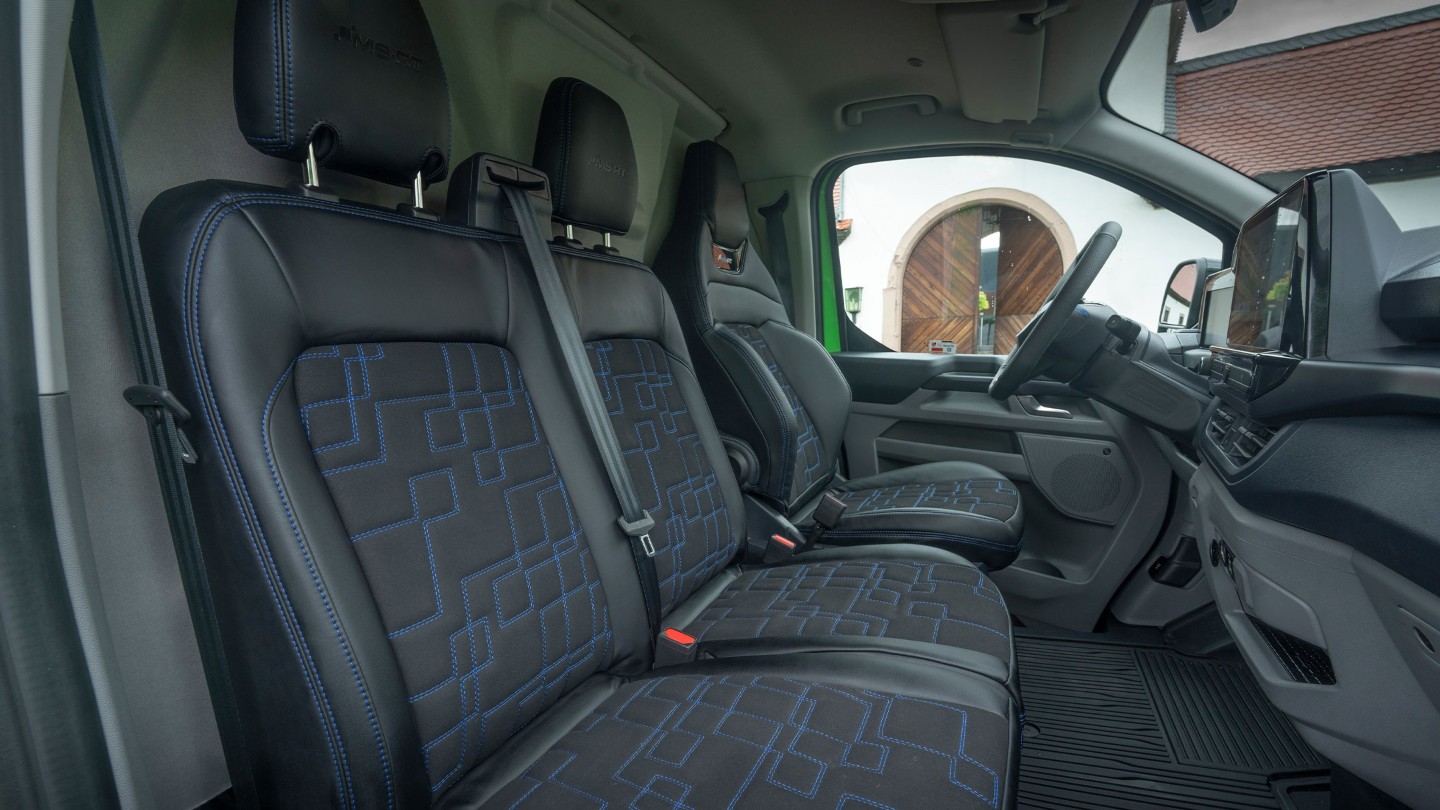 ford transit custom interior msrt front and rear