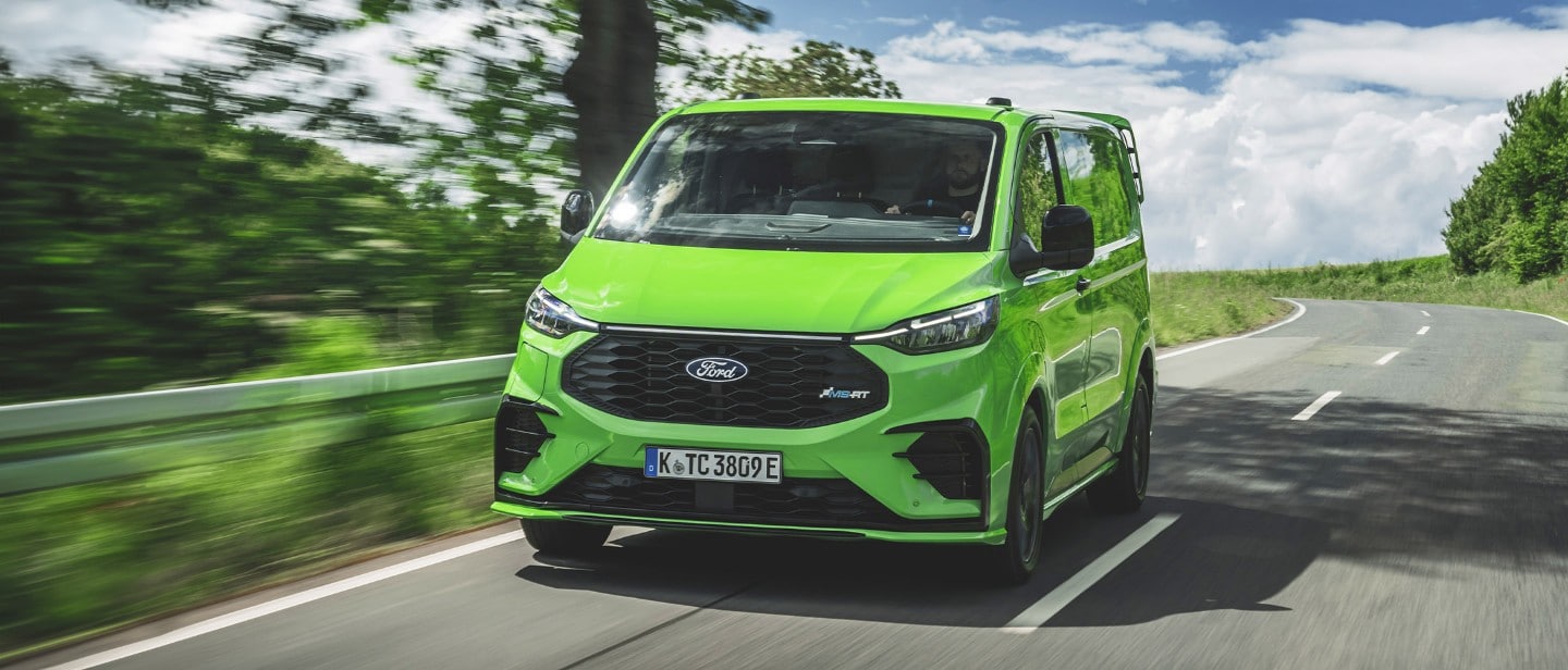 ford transit custom ms-rt green