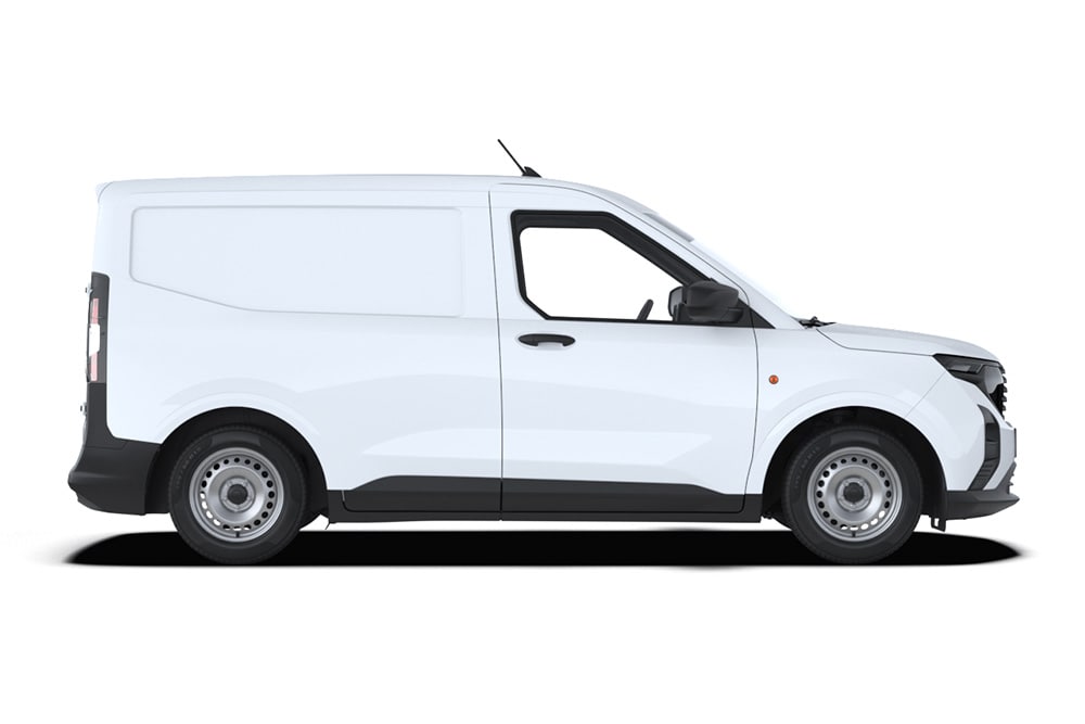 Ford Transit Courier blanc - vue latérale